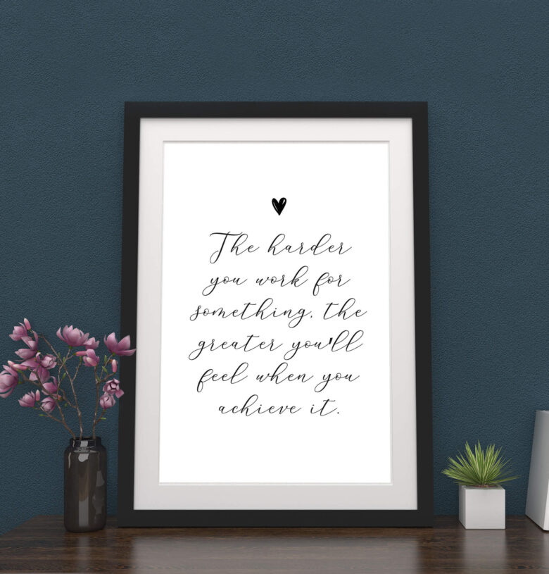 Personalised Words / Poem / Motivational Quote